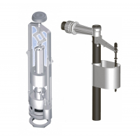 Арматура боковая подводка Ganzer Эконом