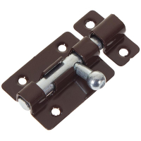 Задвижка прямоугольная ШП-50, коричневая/цинк