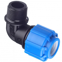 Отвод ПНД 25х1/2" наружная резьба