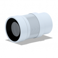 Удлинитель гибкий для унитаза выпуск 110 мм, АниПласт К821 