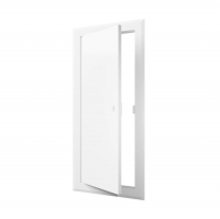 Лючок металлический 20х50 см с ручкой, белый (ЛТ2050М)