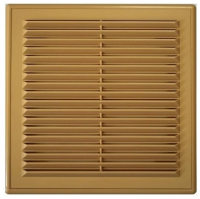 Решетка вентиляционная 210х210 мм с сеткой, бежевая