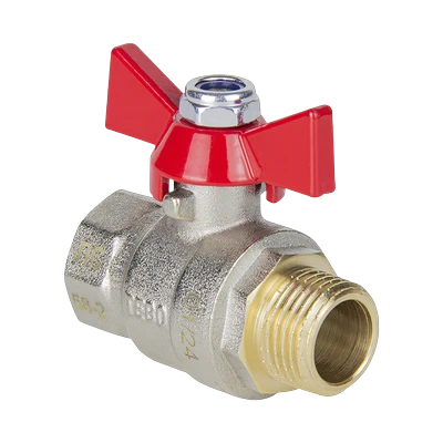 Кран шаровой Tebo 1/2" бабочка г/ш