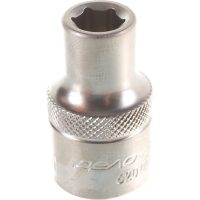 Головка торцевая  6-гранная  6 мм, под квадрат 1/4", Дело Техники 600056