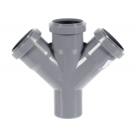 Крестовина канализационная 50х50х50х45° одноплоскостная