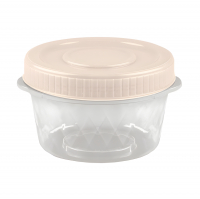 Банка для хранения продуктов Phibo 0,6 л с завинчивающейся крышкой, кристалл