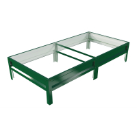 Грядка Sokrof RAL 6005 (зеленый мох) 5,75х0,65х0,2м