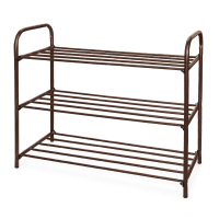 Этажерка для обуви ЭТК3 3-х ярусная, медный антик