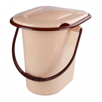 Ведро-туалет 17 л, бежевый (М1526)