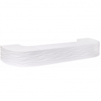 Карниз Бриз 3-х рядный 3,2 м, Белый (прямой)