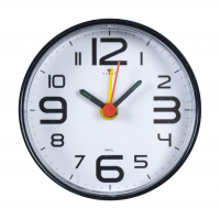 Будильник Рубин В7-001В Классика, черный