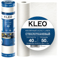 Стеклохолст малярный Kleo Linen 40 г/м2 (1х50 м)