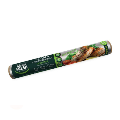 Фольга <b>алюминиевая</b> прочная Master Fresh 11 мкм 10 м