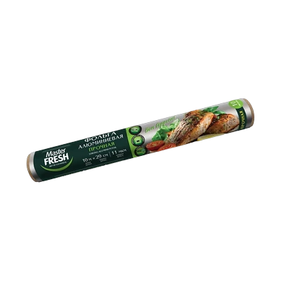 Фольга алюминиевая прочная Master Fresh 11 мкм 10 м