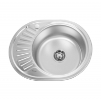 Мойка врезная Sinklight N5745 08/180 мм правая, глянцевая