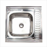 Мойка накладная Sinklight 6060 глянец, 08/180, левая