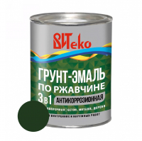 Грунт-Эмаль по ржавчине ВИТеко, зеленая 0,8 кг