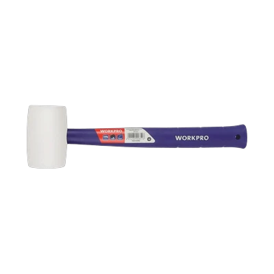 Киянка резиновая WorkPro 450 г с пластиковой рукояткой (WP241040)