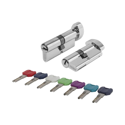 Цилиндровый механизм (личинка) Punto MaxPro 7002Knob 60mm (25+10+25) CP хром с вертушкой