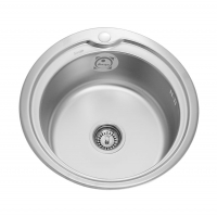 Мойка врезная SinkLight N510 0,8/180 мм, декор