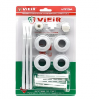 <b>Набор</b> для радиатора Vieir VR13A ,1/2" + 3 кронштейна