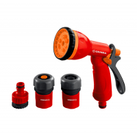 Набор для полива Grinda GS-12 пластиковый 1/2", пистолет 8 режимов (8-427383)