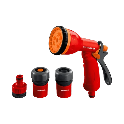 Набор для полива Grinda GS-12 пластиковый 1/2", пистолет 8 режимов (8-427383)
