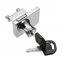 Замок для двойной стеклянной двери без сверления 805