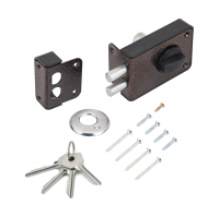 Замок накладной Зенит ЗН1-3-1 медь