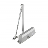 Доводчик дверной Palidore 602 морозостойкий до 50 кг, серебро