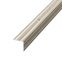 Порог угловой 20х20 мм  наружный (0,9 м), Дуб беленый