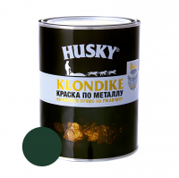 Краска по металлу Husky Klondike глянцевая RAL 6005, темно-зеленая 0,9 л