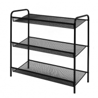 Этажерка Женева 23 3-х ярусная, черный (ПДО Ж23)