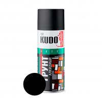 Грунт аэрозольный Kudo KU-2003 алкидный универсальный, черный 520 мл