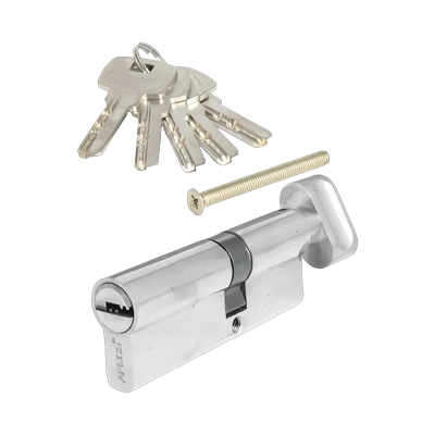 Цилиндровый механизм (личинка) Apecs SM-80(35С/45)-C-NI с вертушком, никель