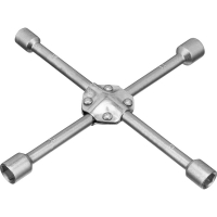 Ключ баллонный крестообразный 17х19х21х22 мм, Pobedit