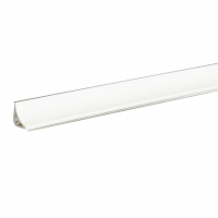 Плинтус для столешницы ПВХ Идеал, 3 м, Белый