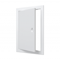 Лючок пластиковый 20х30 см с ручкой, белый (Л2030Р)