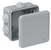 Коробка распределительная открытой установки  85х85х40 мм, для сплошных стен, IMT35092