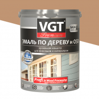 Эмаль акриловая VGT Профи по дереву, Кофейная (2,5 кг)