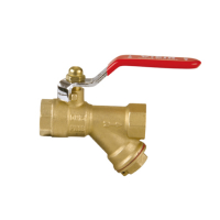 Кран шаровой Vieir GL143 с фильтром 1/2" г/г ручка