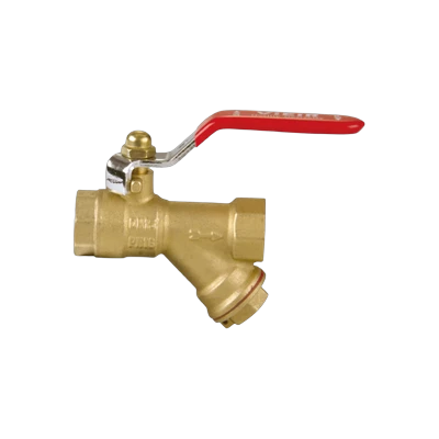 Кран шаровой Vieir GL143 с фильтром 1/2" г/г ручка