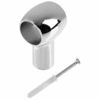 Держатель рейлинга Ретро CWJ212В, хром