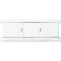 Экран  для ванны МДФ 1,5 м купе Белый