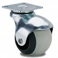 Опора колесная ø50 мм поворотная шар с площадкой