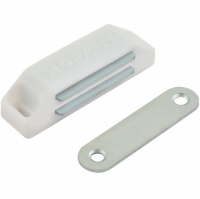 Магнит мебельный  средний, белый