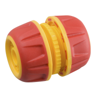 Муфта из ударопрочной пластмассы 1/2"-3/4" с TPR, Grinda