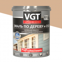 Эмаль акриловая VGT Профи по дереву, Кремовая (2,5 кг)