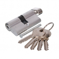 Цилиндровый механизм (личинка) Vanger EL-60-C-NI с вертушком, никель