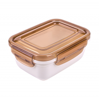 Контейнер для СВЧ 0,4 л воздухонепроницаемый, прямоугольный